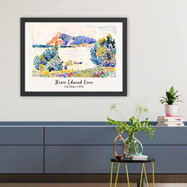 Wallity Cuadro Decorativo Enmarcado Multicolor 35 x 45 cm